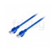 FRISBY FA-C6716B CAT6E PATCH KABLO 60CM MAVİ